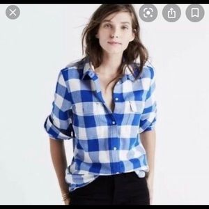 Madewell Classic Ex-Boyfriend Flannel size small